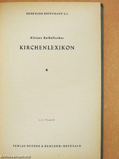 Kleines Katholisches Kirchenlexikon