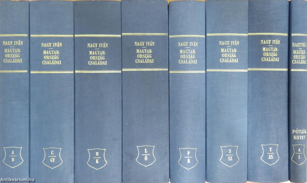 Magyarország családai czimerekkel és nemzékrendi táblákkal I-VIII.