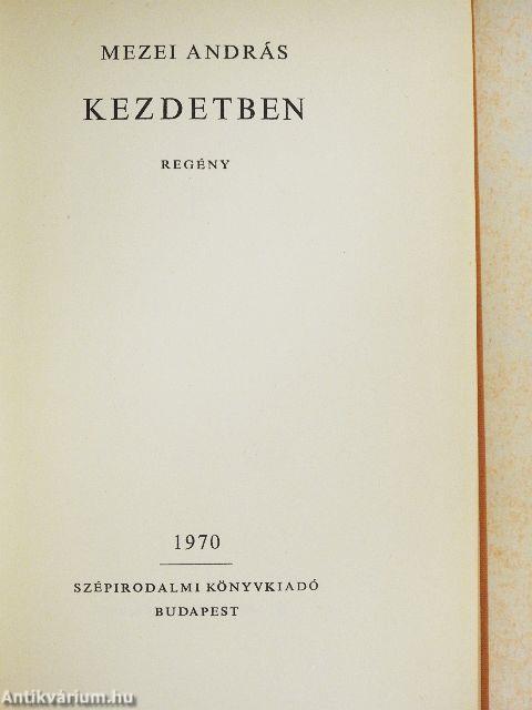 Kezdetben