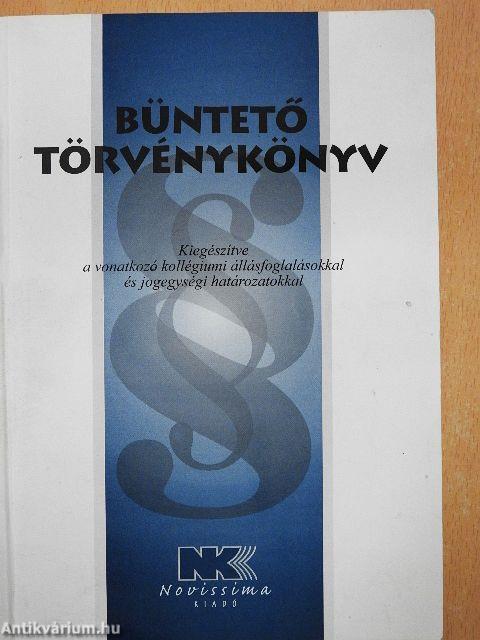 Büntető Törvénykönyv
