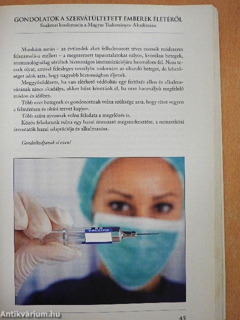 Gondolatok a szervátültetett emberek életéről