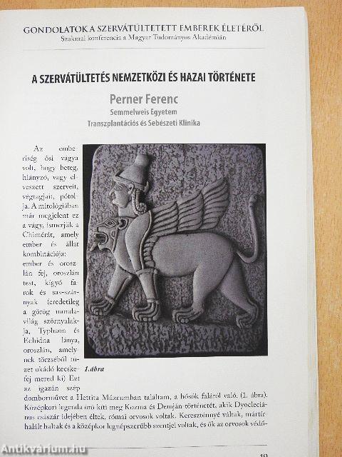 Gondolatok a szervátültetett emberek életéről