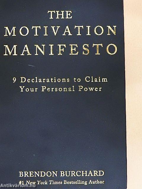 The Motivation Manifesto