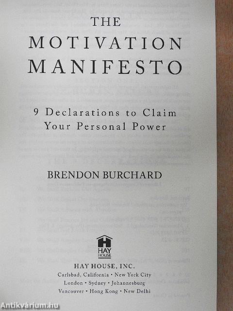 The Motivation Manifesto