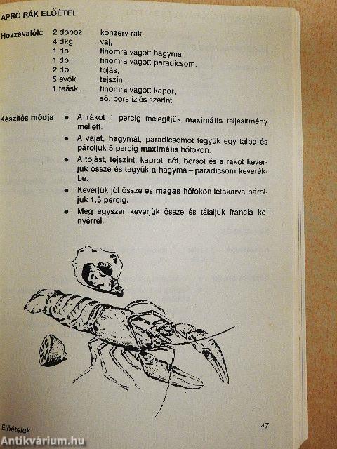 182 recept a mikrohullámú sütőhöz