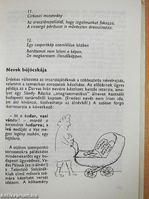 Anyanyelvünk játékai
