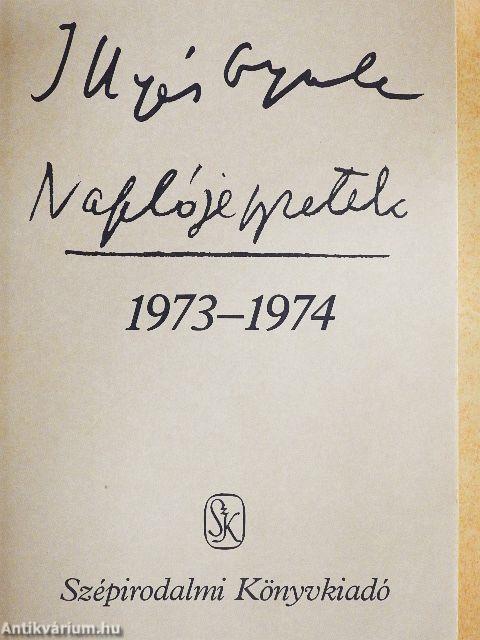 Naplójegyzetek 1973-1974