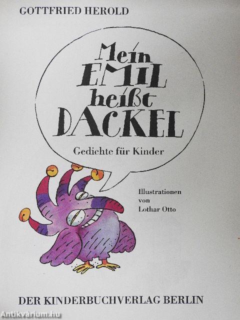 Mein Emil heißt Dackel