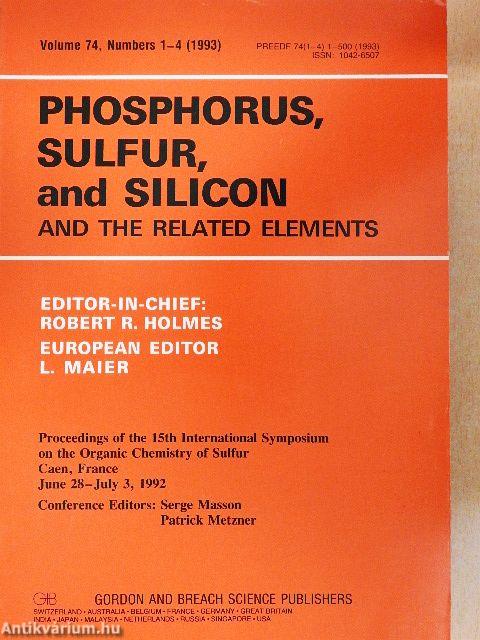 Phosphorus, Sulfur, and Silicon and the Related Elements