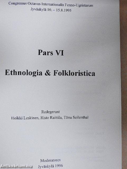 Ethnologia & Folkloristica