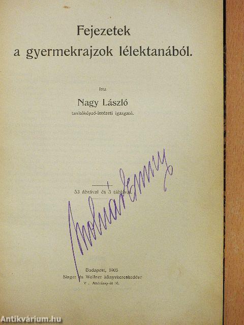 Fejezetek a gyermekrajzok lélektanából