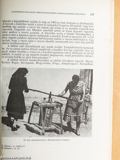 A kenderfeldolgozás törő- és rostpuhító eljárásainak munkaeszközei és terminológiái Borsod-Abaúj-Zemplén megyében