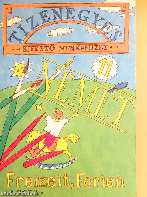 Tizenegyes kifestő munkafüzet 1990. december
