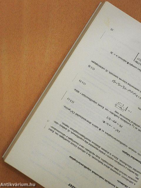 Többváltozós módszerek a biometriában