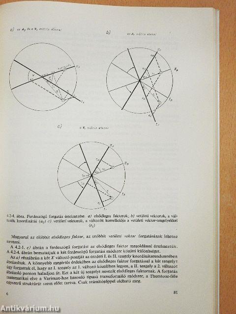 Többváltozós módszerek a biometriában