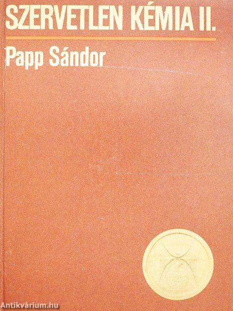 Szervetlen kémia II.