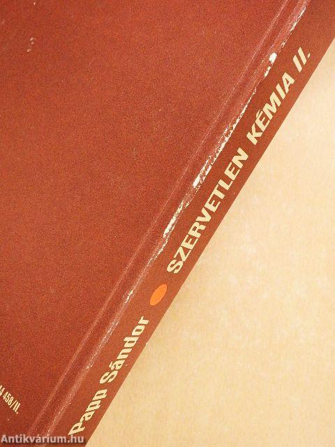 Szervetlen kémia II.