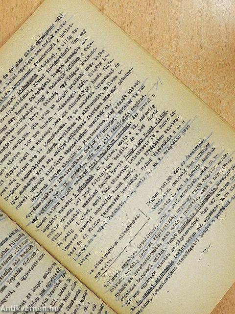 Előadások a vallás és az ateizmus történetéről I.