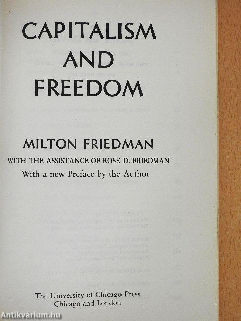 Capitalism and Freedom