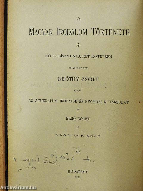 A magyar irodalom története I.