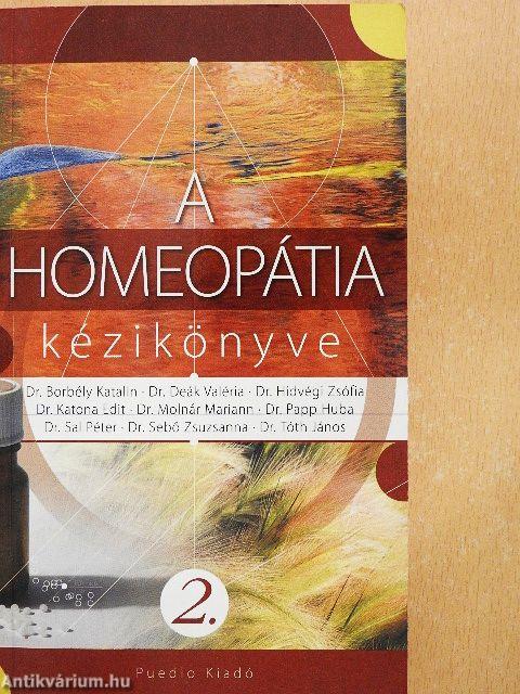 A homeopátia kézikönyve 2.