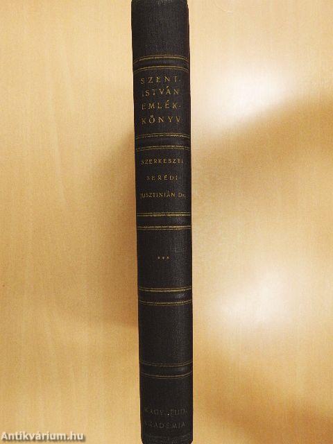 Emlékkönyv Szent István király halálának kilencszázadik évfordulóján III. (töredék)