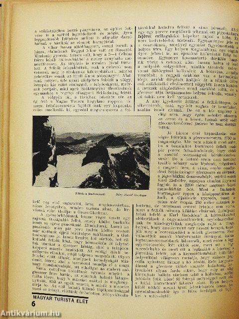 Magyar Turista Élet 1933. június-december/1934. január-december