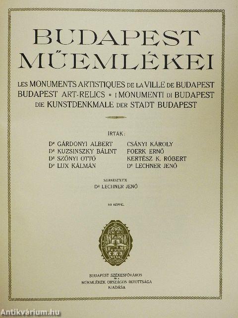 Budapest műemlékei