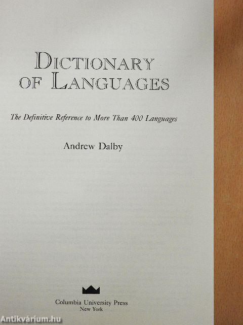 Dictionary of Languages