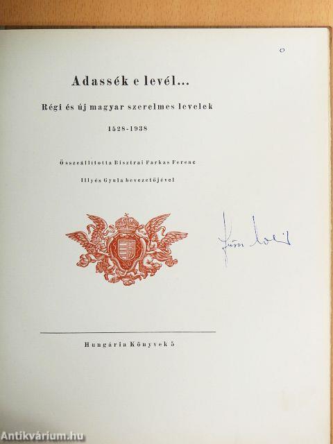 Adassék e levél...