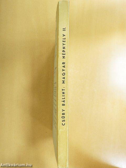 Magyar népnyelv II.