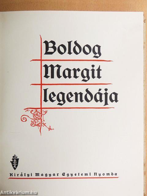 Boldog Margit legendája