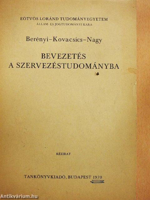 Bevezetés a szervezéstudományba