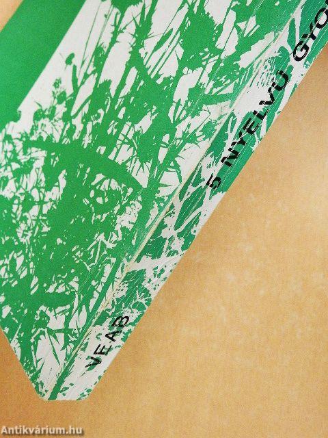 5 nyelvű gyomszótár