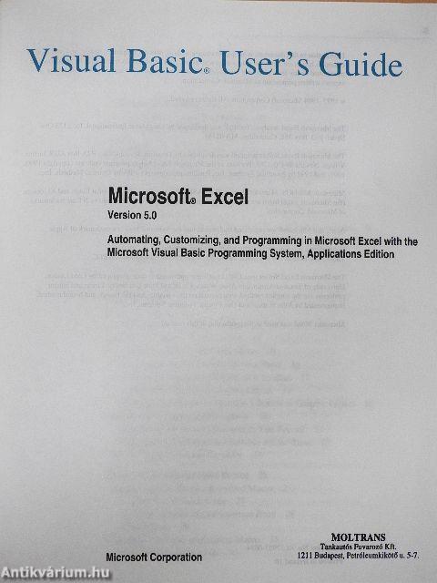 Visual Basic User's Guide