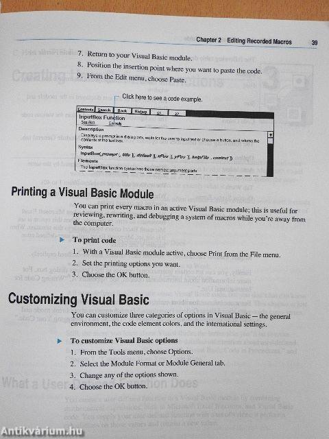 Visual Basic User's Guide