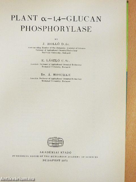 Plant a-1,4-Glucan Phosphorylase