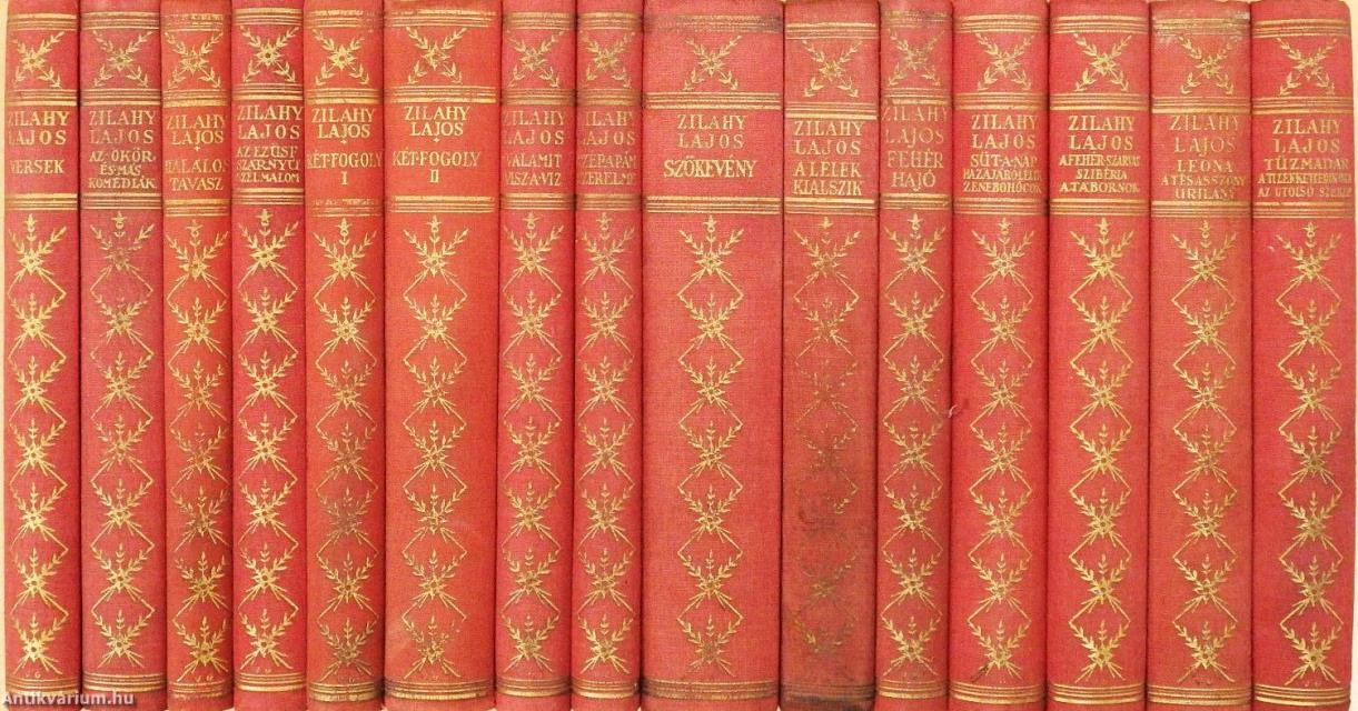 Zilahy Lajos munkái I-XV.