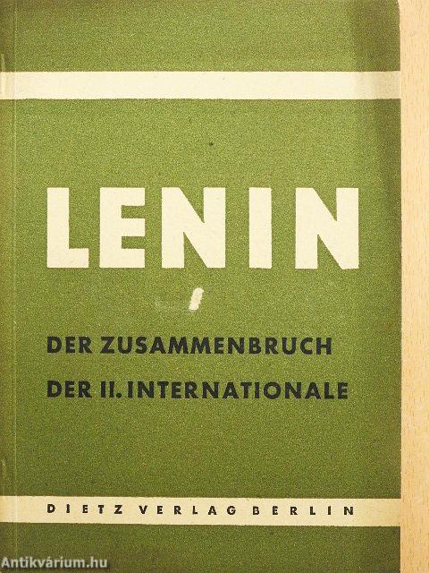 Der Zusammenbruch der II. Internationale