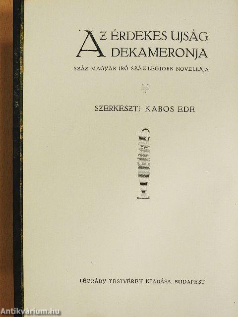 Az Érdekes Ujság Dekameronja I-X.