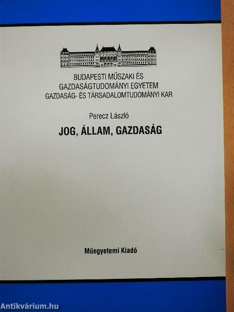 Jog, állam, gazdaság