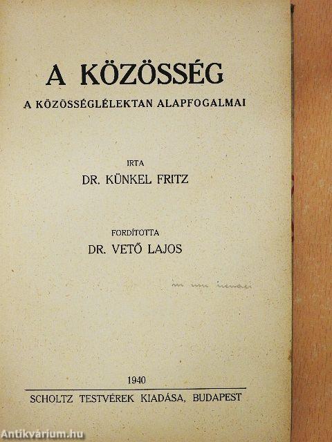 A közösség