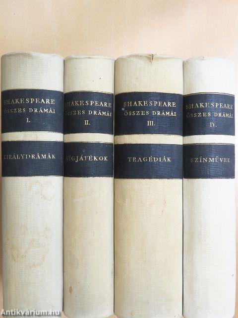 Shakespeare összes drámái I-IV.
