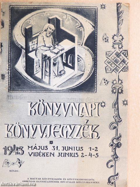 Könyvnapi könyvjegyzék 1943