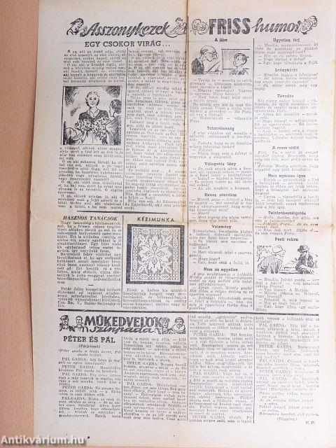 Friss Ujság Vasárnap 1948. május 9.