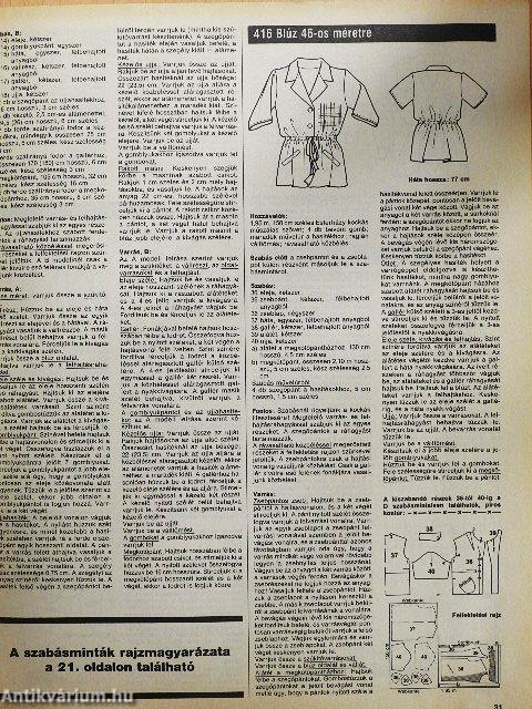 Burda Moda Moletteknek 1991. tavasz