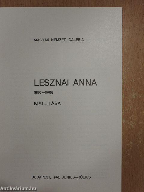 Lesznai Anna kiállítása