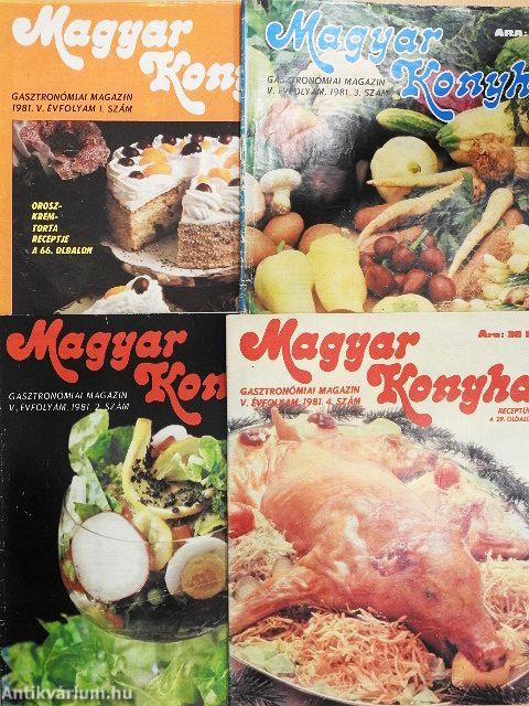 Magyar Konyha 1981/1-4.