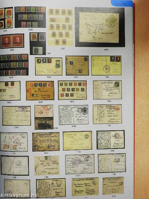 10. Filatéliai és postatörténeti aukció