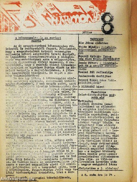A Hírmondó 1984. július